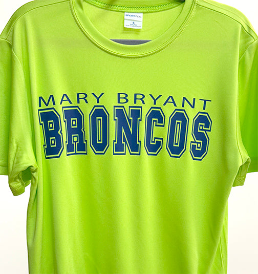 Mary Bryant Drifit BRONCOS Design