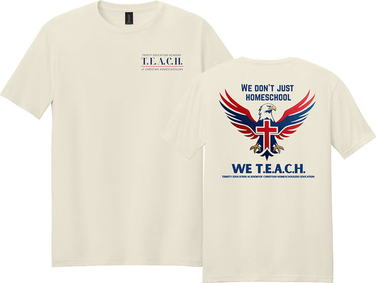 T.E.A.C.H Cream Color We Don't Just Homeschool