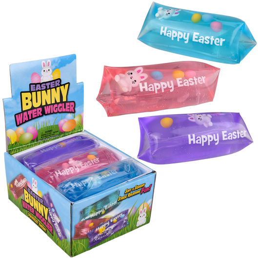 EASTER BUNNY JUMBO WATER WIGGLER 5"