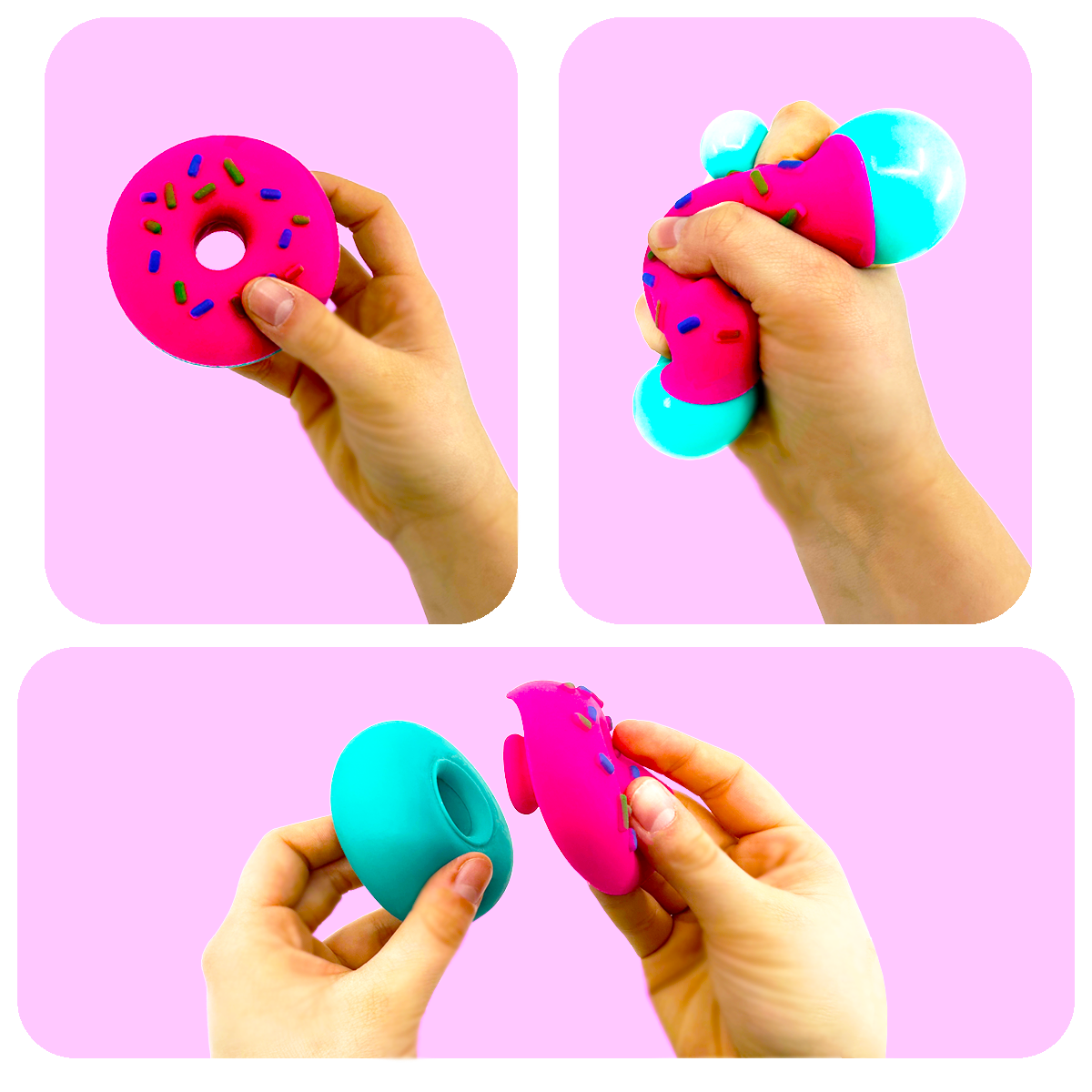 Fun Doh Squishy Fidget Donut Boxed Assortment - 12/Display: Wholesale Price