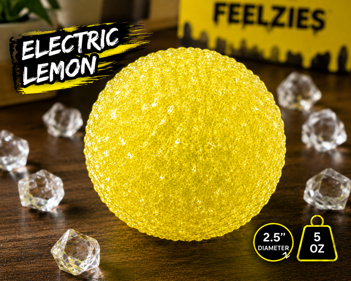 FEELZiES™ Icy Crunch Squishy™ featuring CrunchCore™ Filling: Blue Blast