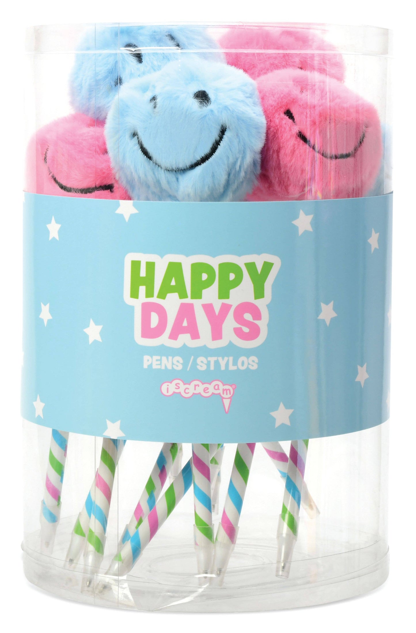 HAPPY DAY PENS PDQ - 12 PIECES