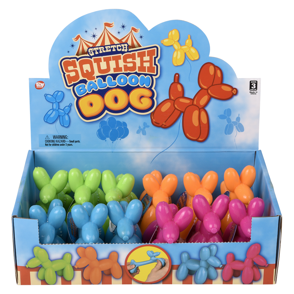 (T) 3.5" STRETCHY AND SQUISH BALLOON DOG