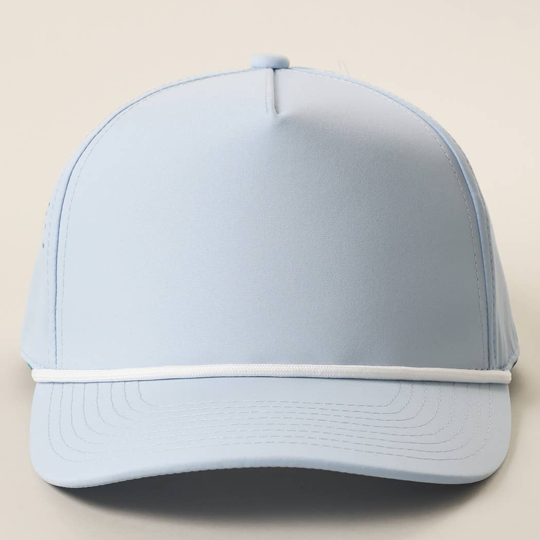 Solid Color 5 Panel Premium Materials Trucker Hat: PUTTY / ONE SIZE