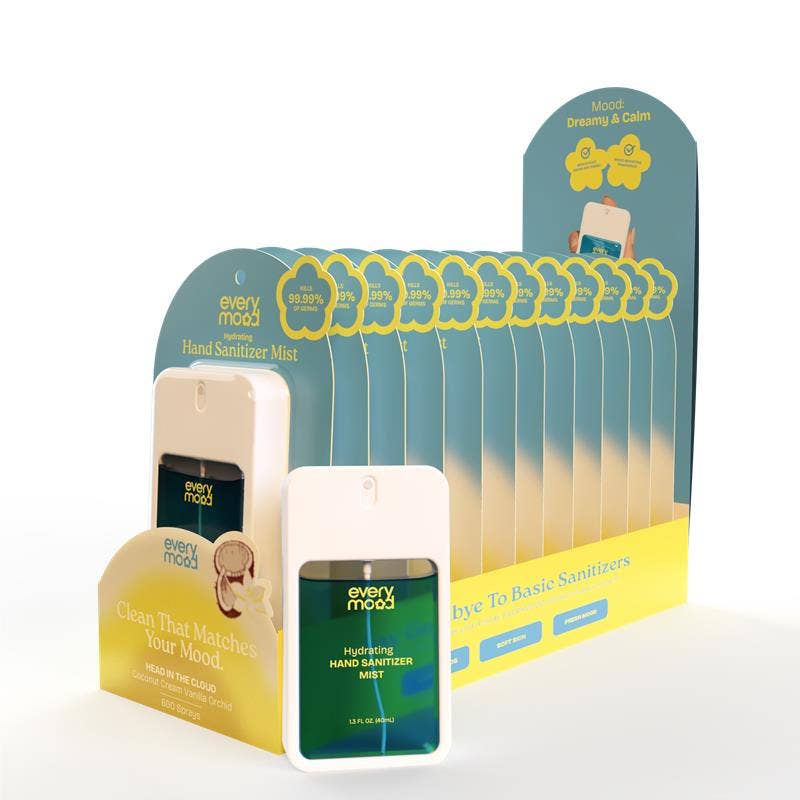 EveryMood | 12pk | Hand Sanitizer Mist | Head in the Clouds
