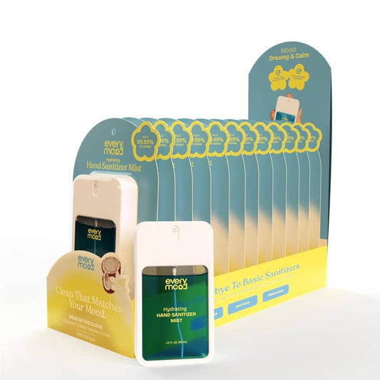 EveryMood | 12pk | Hand Sanitizer Mist | Head in the Clouds