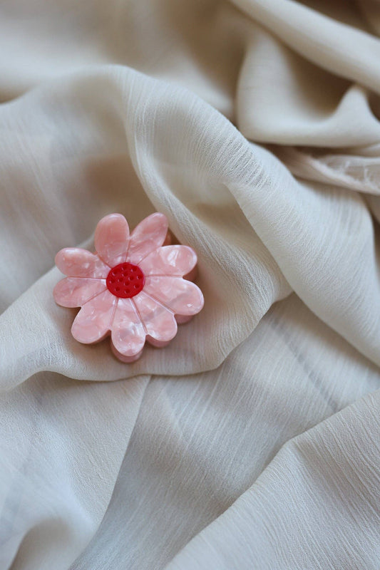 SMALL FLOWER CLAW: PINK