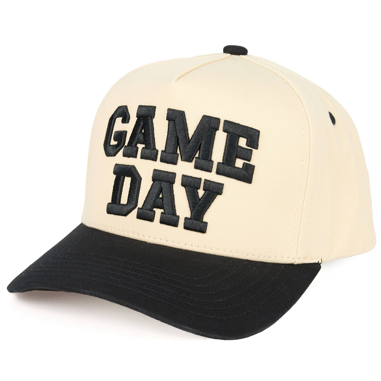 C.C GAME DAY Embroidered Cotton Baseball Cap: Dark Green