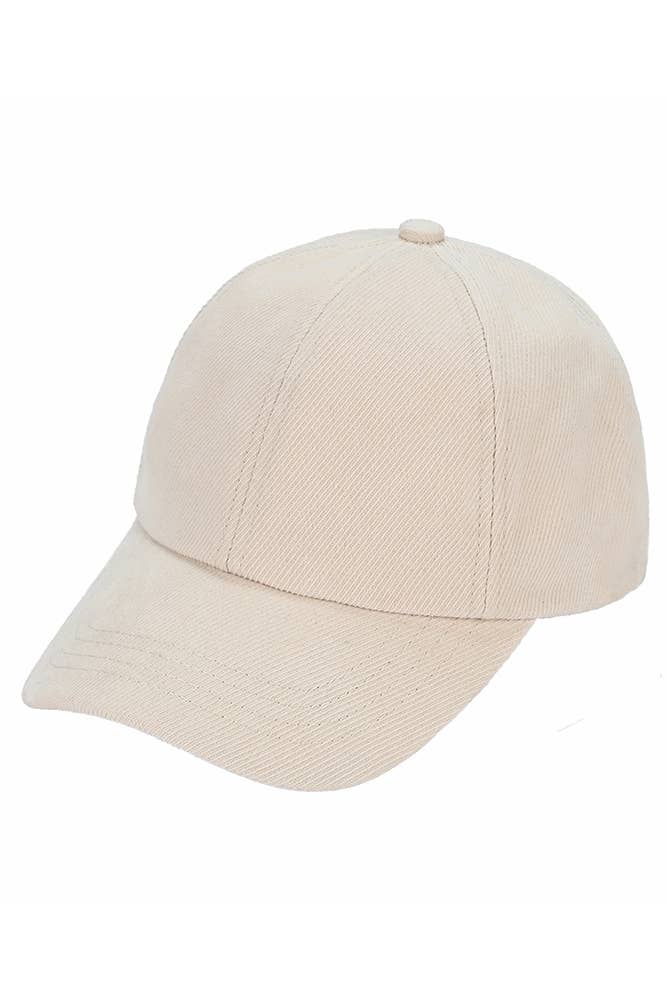 C.C Brushed Twill Baseball Cap: Dusty Rose