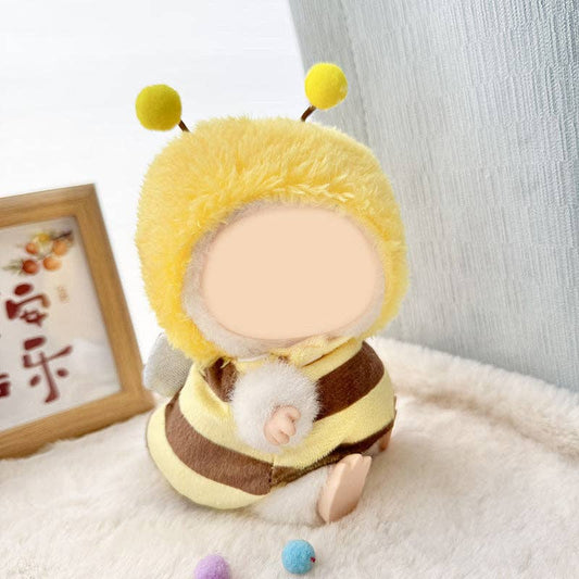 Labubu imitate Bee Shark Dinosaur Costume Cute clothes: Bee