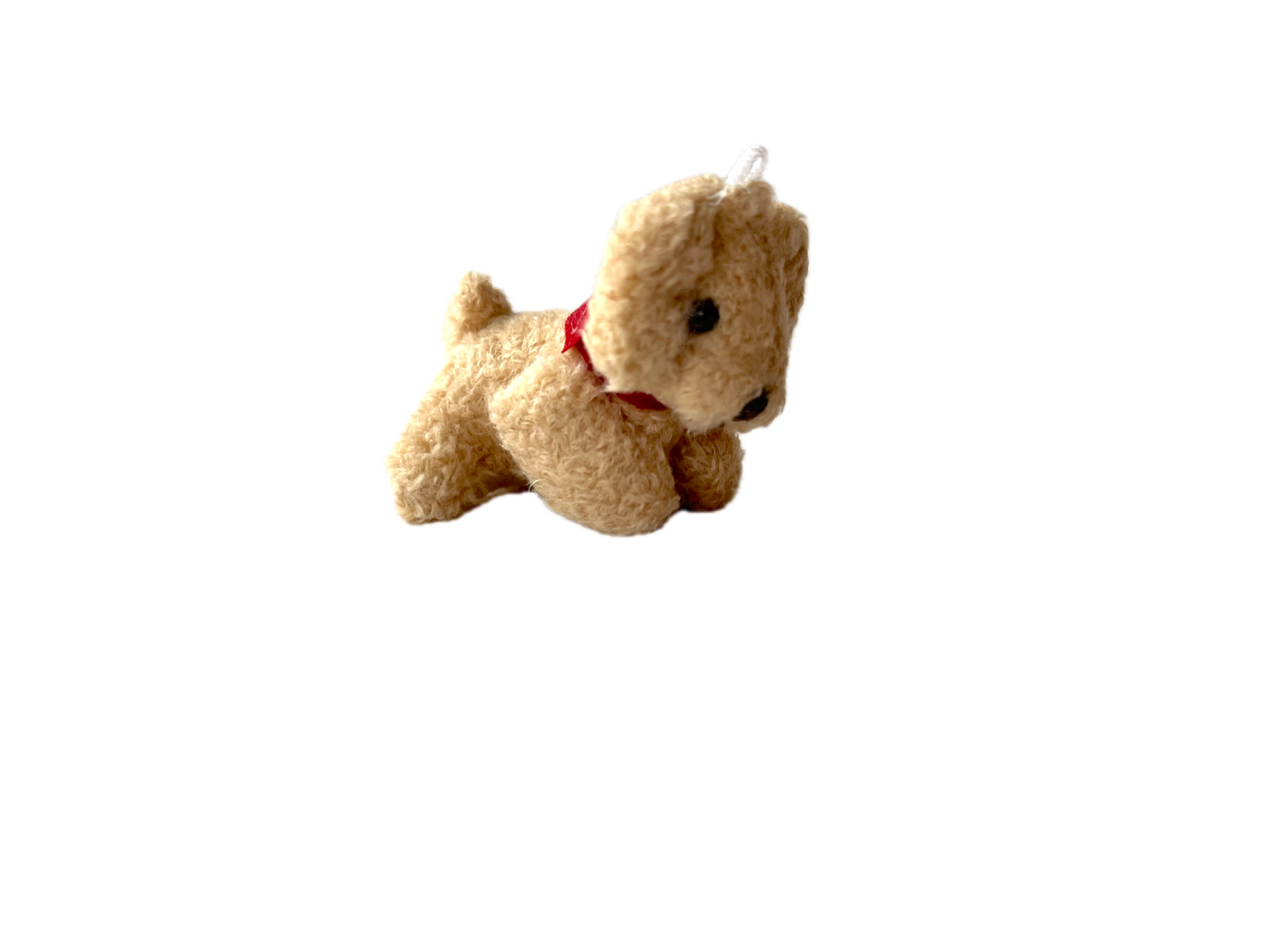 Mini Plush Puppy Dog Bag Charm Backpack Keychain 