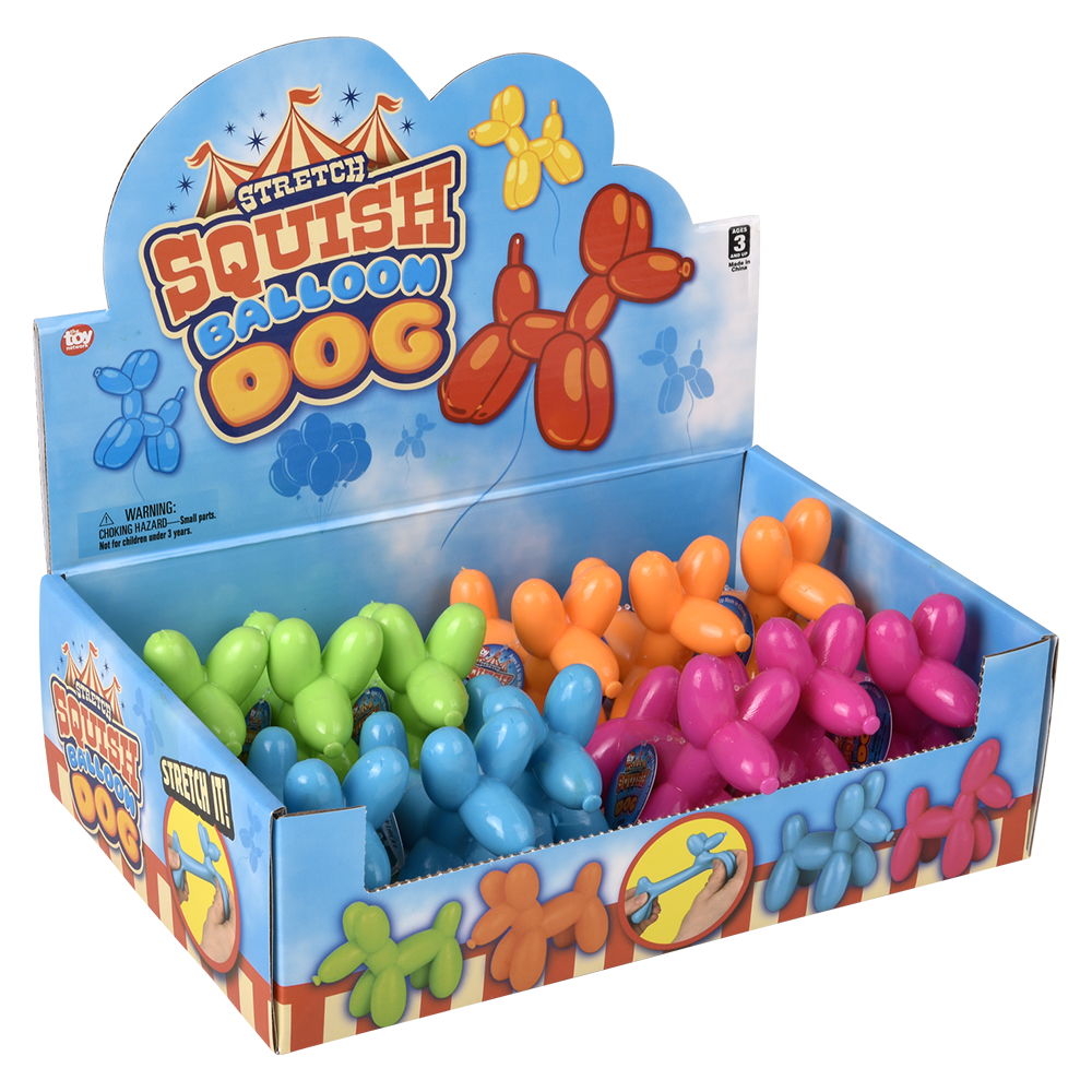 (T) 3.5" STRETCHY AND SQUISH BALLOON DOG