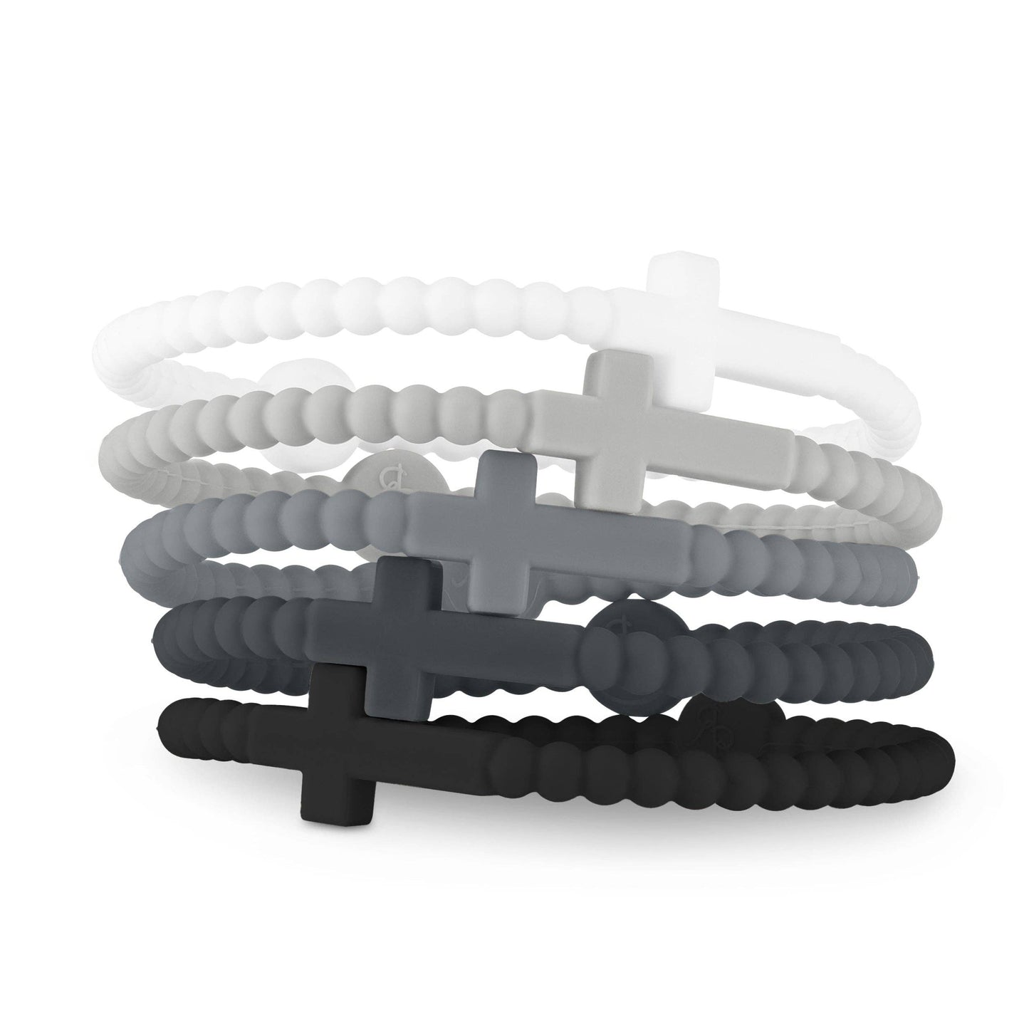 Jesus Bracelets - 5 Packs: Alloy / Small