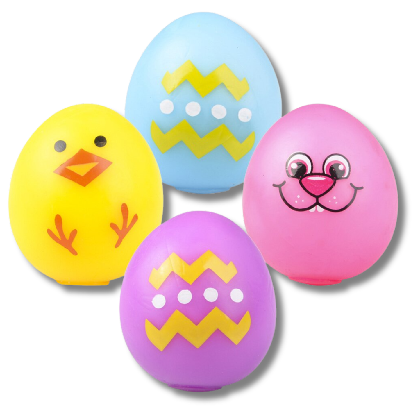Easter Squeeze & Stretch Gummi Egg Fidget Kids Toy- Assorted