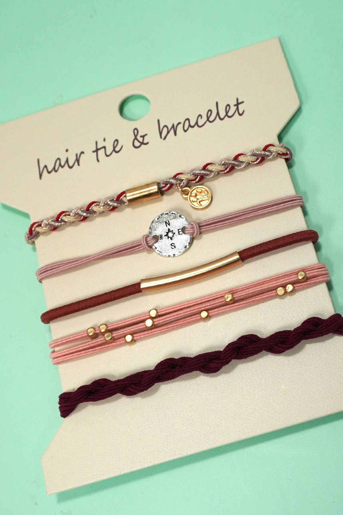 BOHO DUAL FUNCTION KNOT BRACELET HAIR TIES | 40BH104: BOW