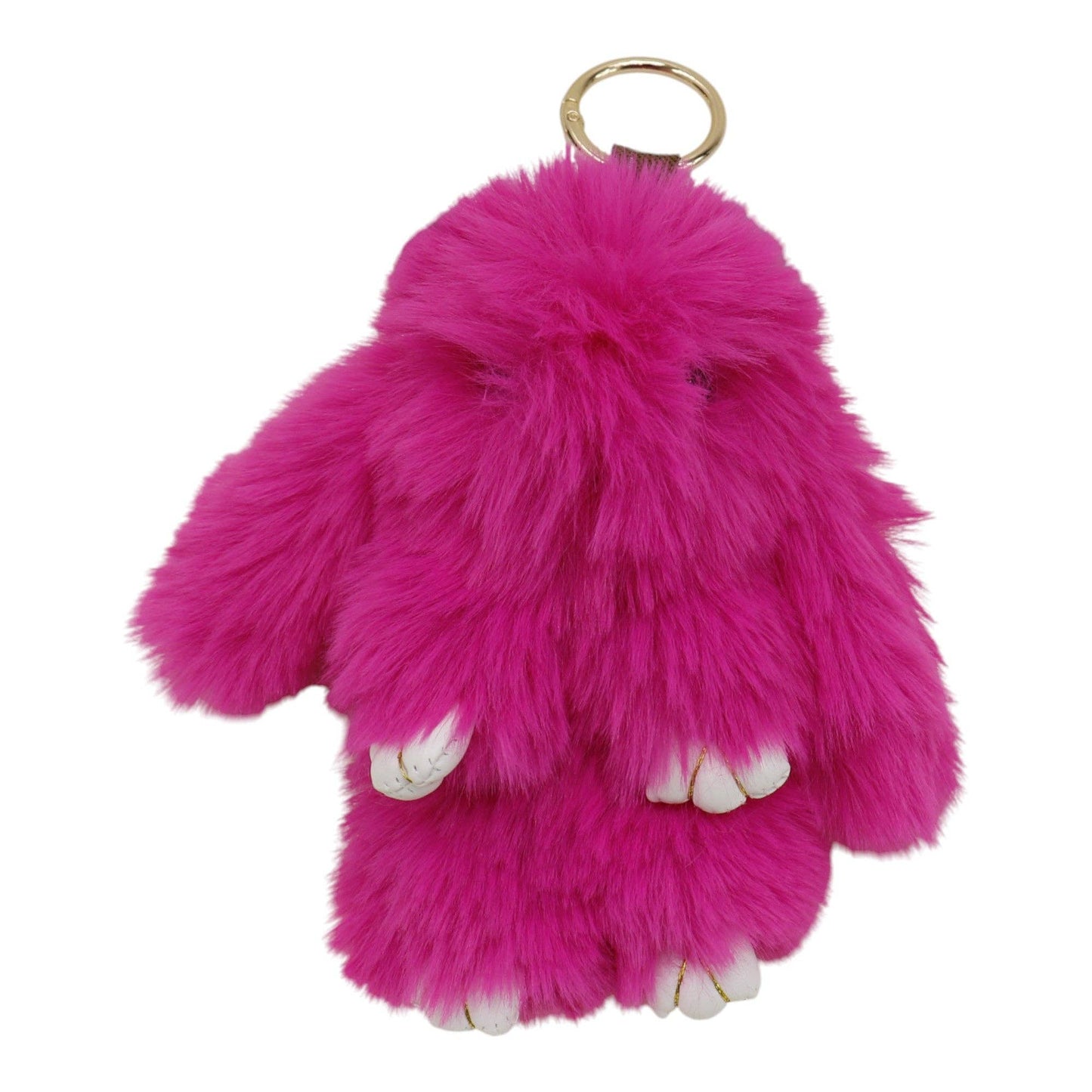Cut Rabbit Pom Pom Key Chain KC0225-5. (3PC): MINT