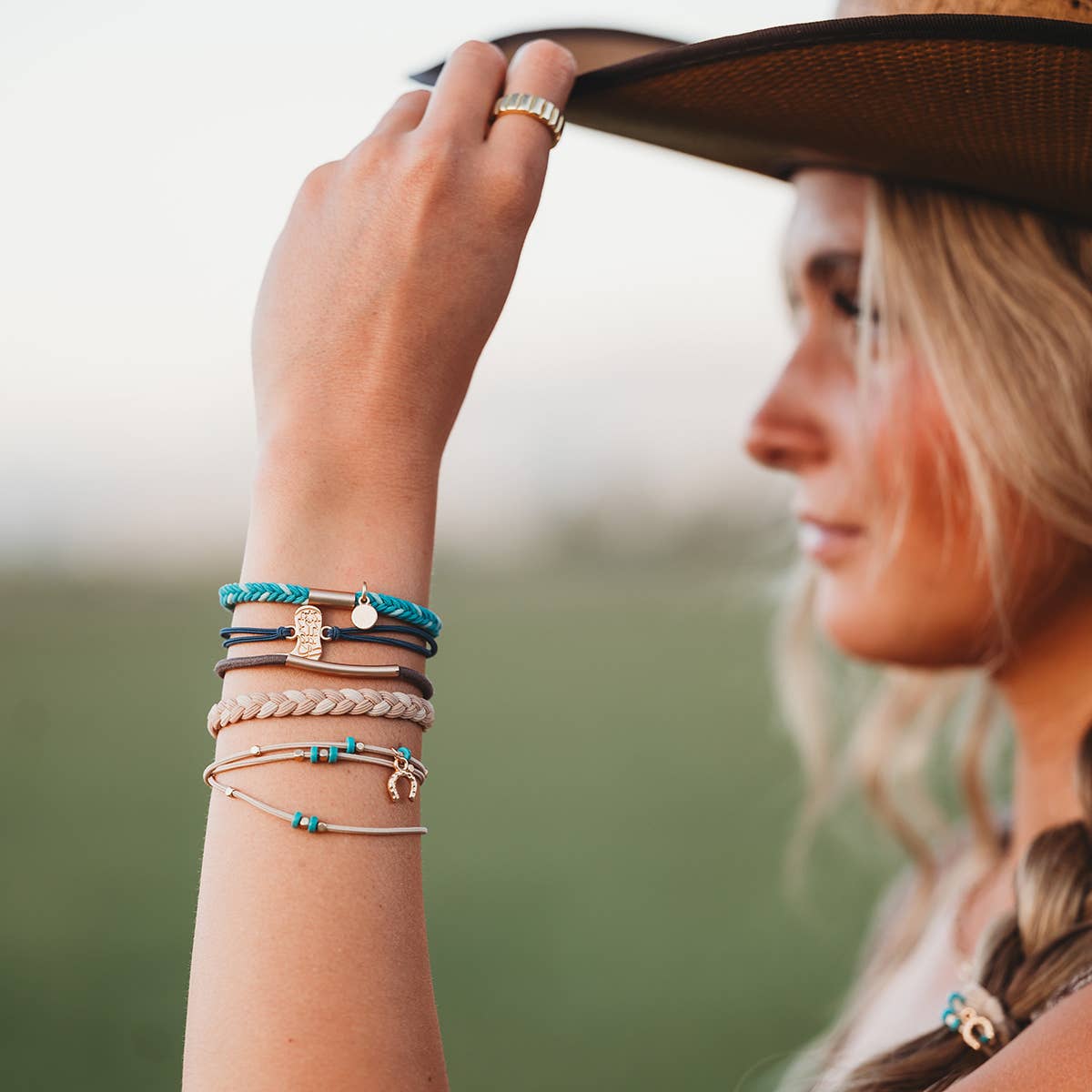 Stride Hair Tie Bracelets: Large