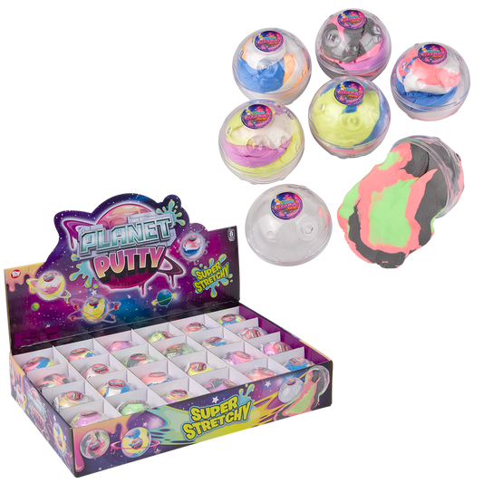 2" PLANET STRETCH PUTTY ORB 24CT