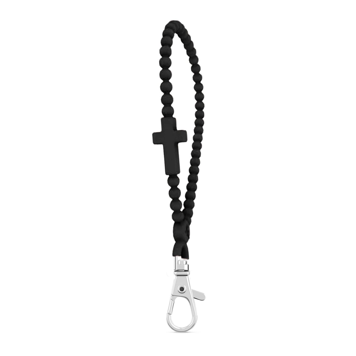 Jesus Loop (Wristlet Keychain): Black