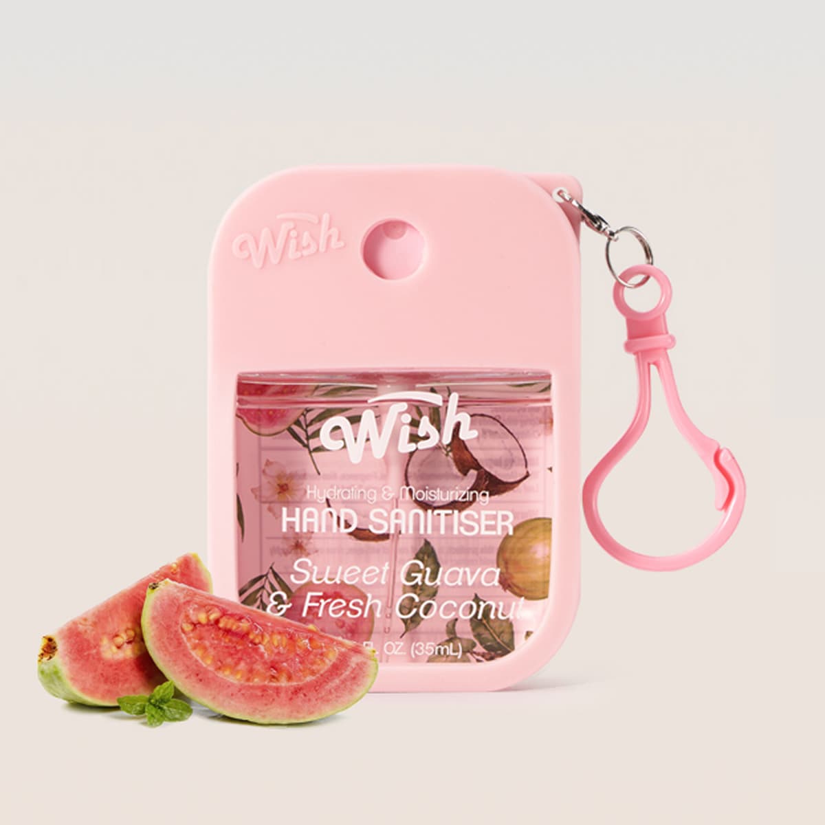 PDQ Assorted Sanitizer with Holder Case (40 Units: 10 each Black Plum, Cucumber Melon, Sweet Guava, Violet Orchid) | Size: 1.2 oz