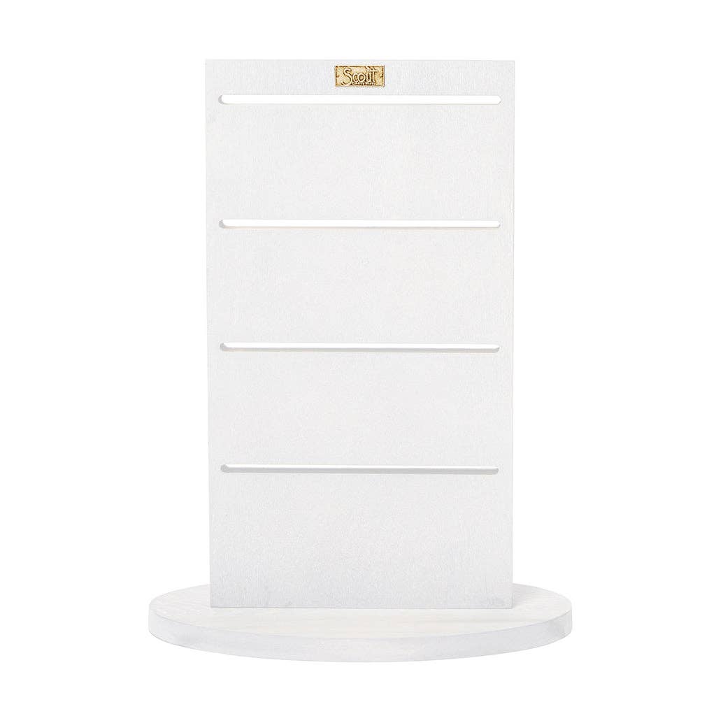Large White Spinning Counter Display