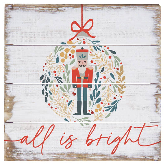 Nutcracker Ornament - Perfect Pallet Petites: 6" x 6" x 1"