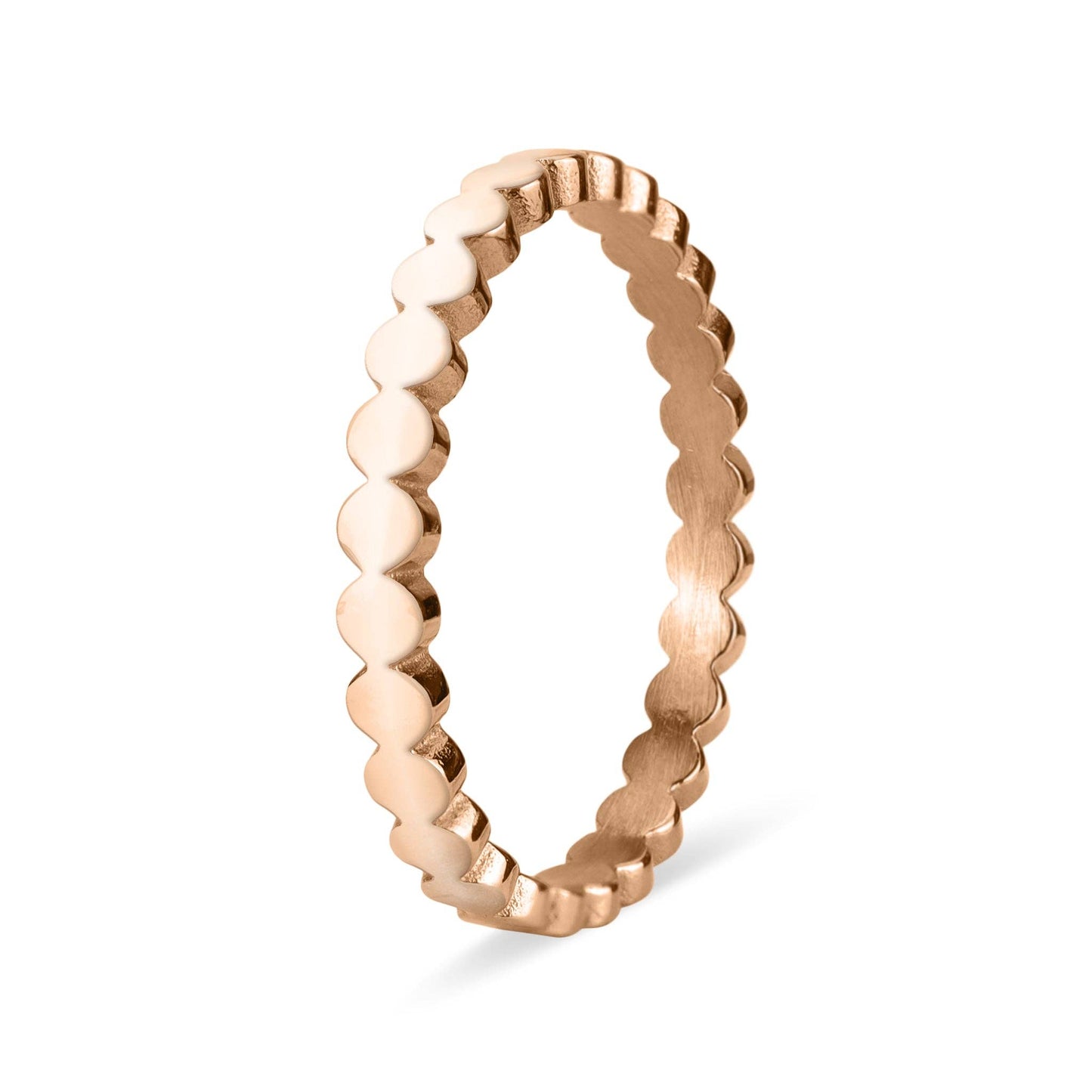 Flat Circle Stacking Ring: Gold / 9