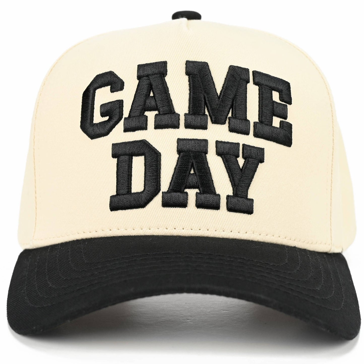 C.C GAME DAY Embroidered Cotton Baseball Cap: Dark Green