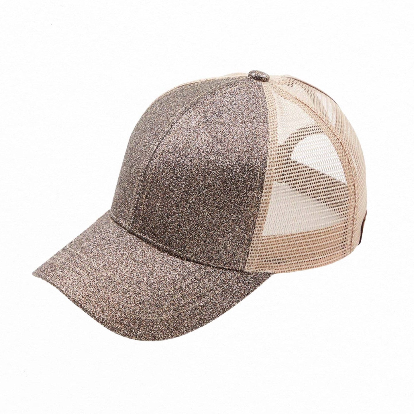 CC Kids Glitter Pony Caps ( KIDS BT-6 ): Light Blue / C.C KIDS ® Tag || Fits Size 1T - 4T || (Head Circumference 17" - 20”)