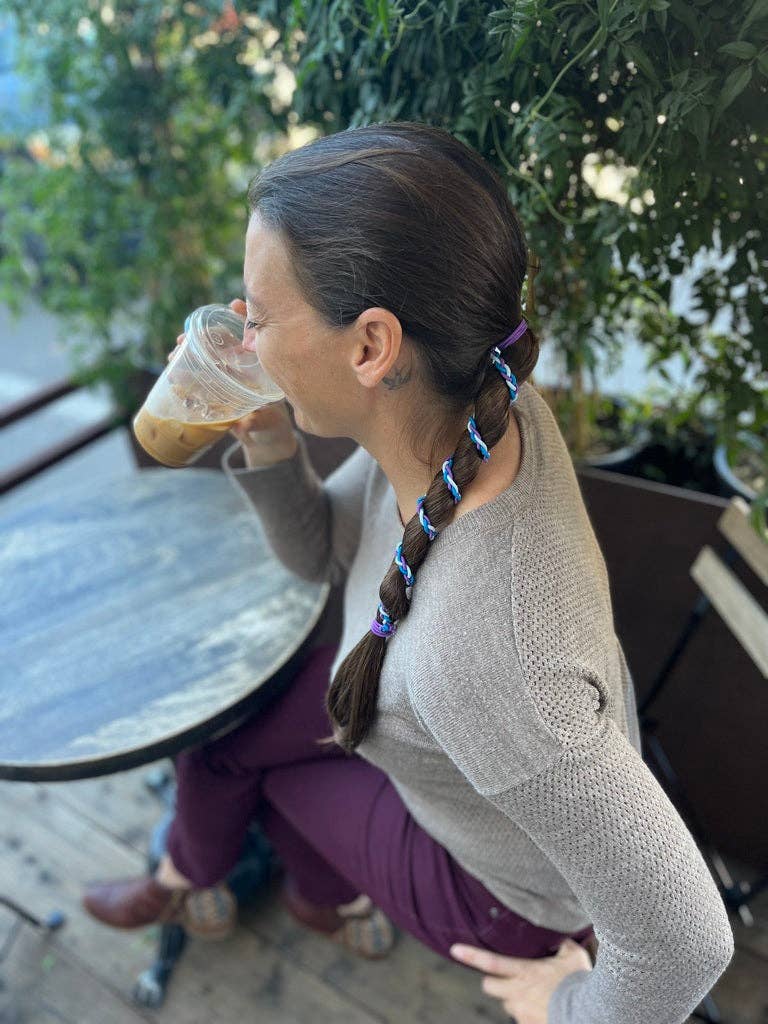 Rip Tie Tangle Free Hair Tie - Rippled Water: Regular