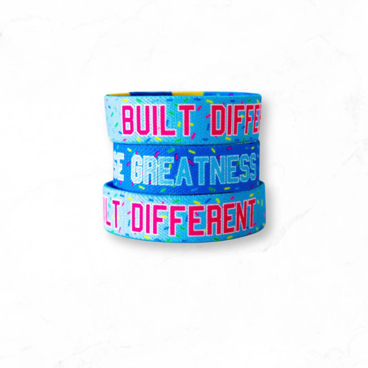 Built Different Reversible Stretch Bracelet