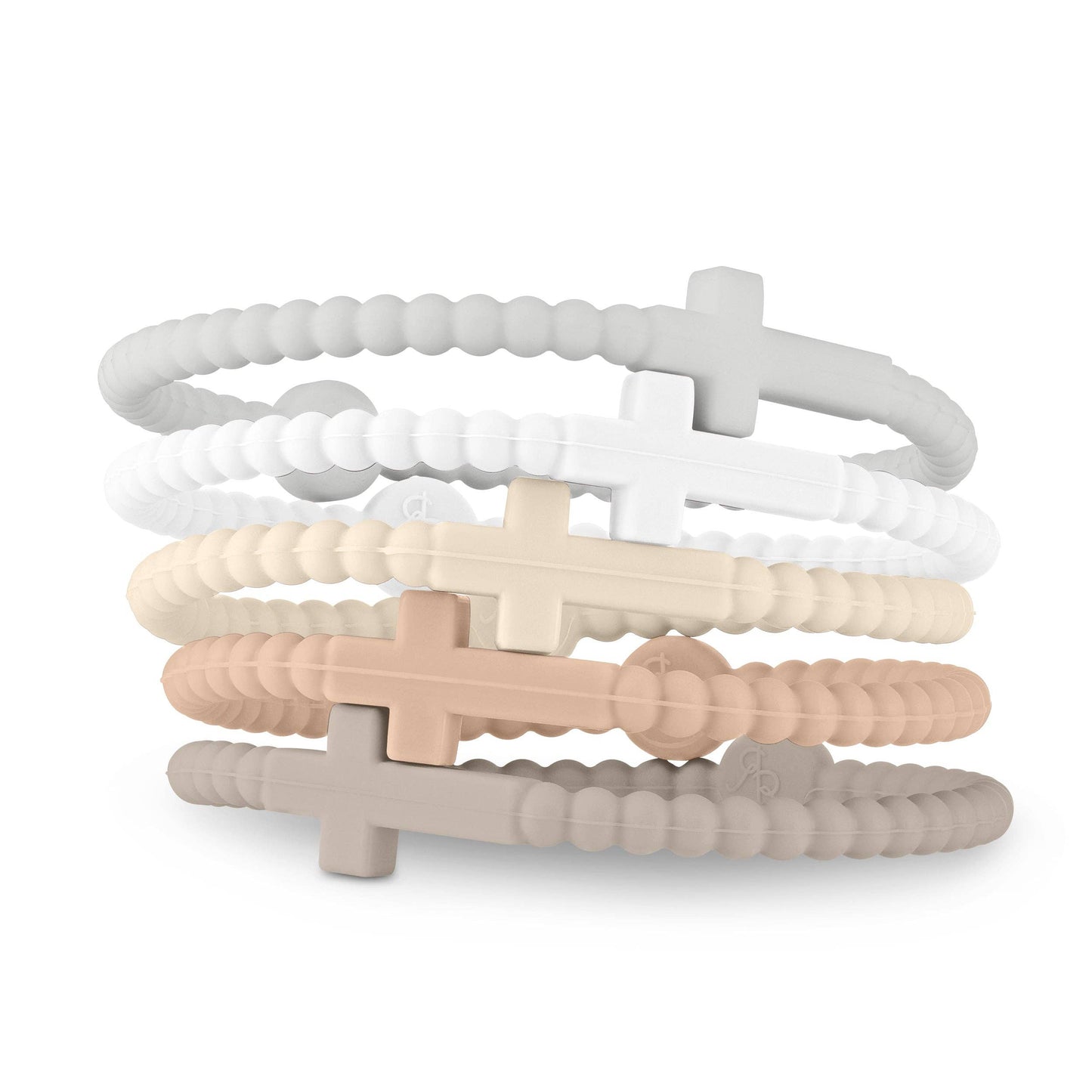 Jesus Bracelets (silicone cross bracelets): Serene (5 pack) / Small