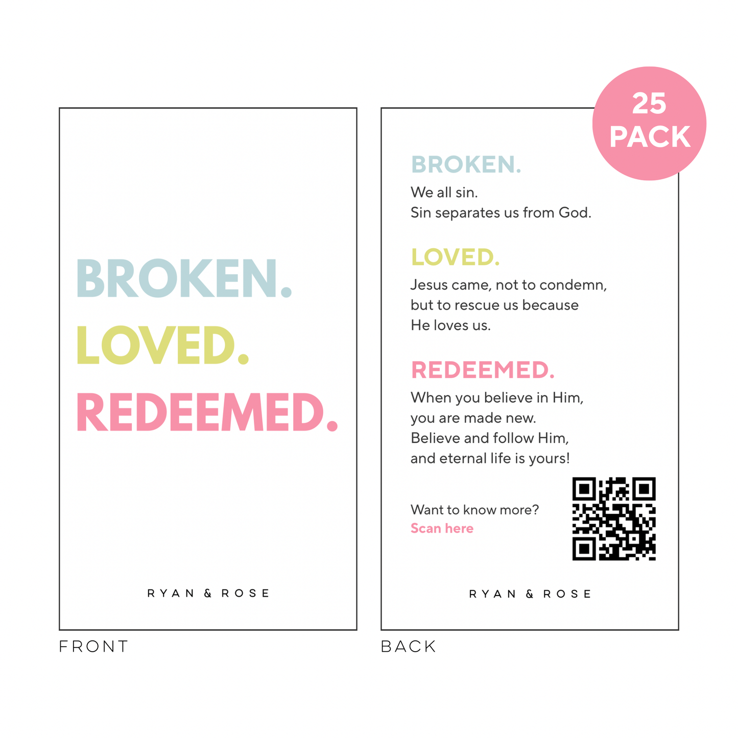 Witnessing Cards: Shareable Cards (25 cards)