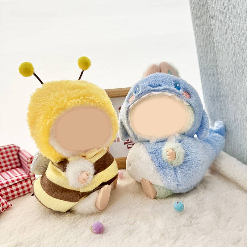 Labubu imitate Bee Shark Dinosaur Costume Cute clothes: Bee