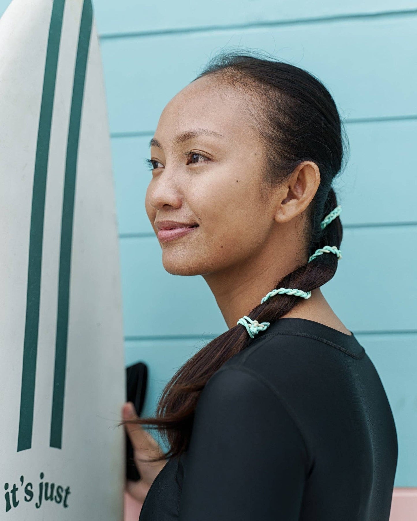 Rip Tie Tangle Free Hair Tie - Seafoam Green: Regular