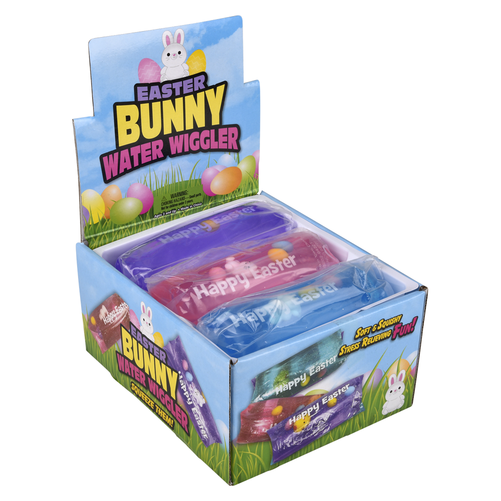 EASTER BUNNY JUMBO WATER WIGGLER 5"