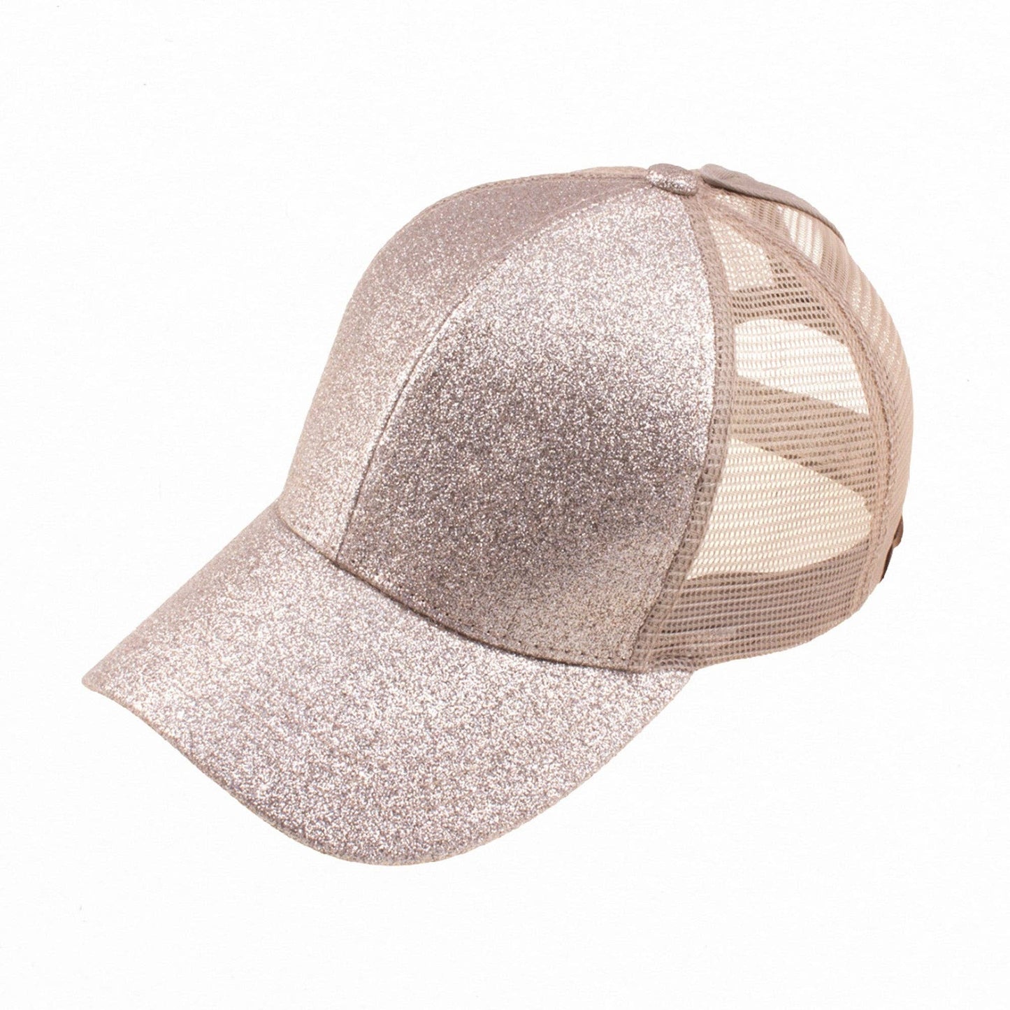 CC Kids Glitter Pony Caps ( KIDS BT-6 ): Light Blue / C.C KIDS ® Tag || Fits Size 1T - 4T || (Head Circumference 17" - 20”)