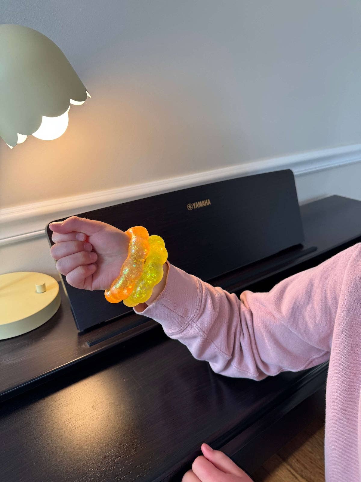 Feelzies™ Original Squishy Bracelet: Bubblegum Glow
