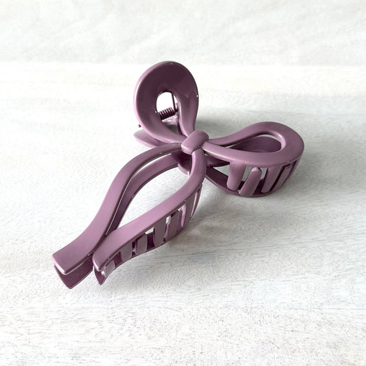 Bow Claw Coquette Hair Clip Accessory Lilac