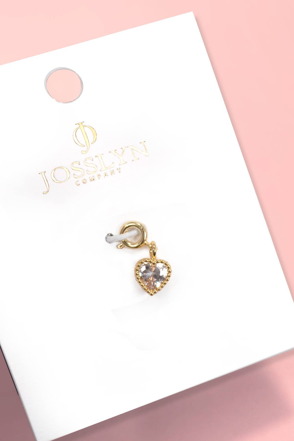 CHARM-18K REAL GOLD DIPPED WITH SPRING RING CLASP | 80CM1100: BOW1