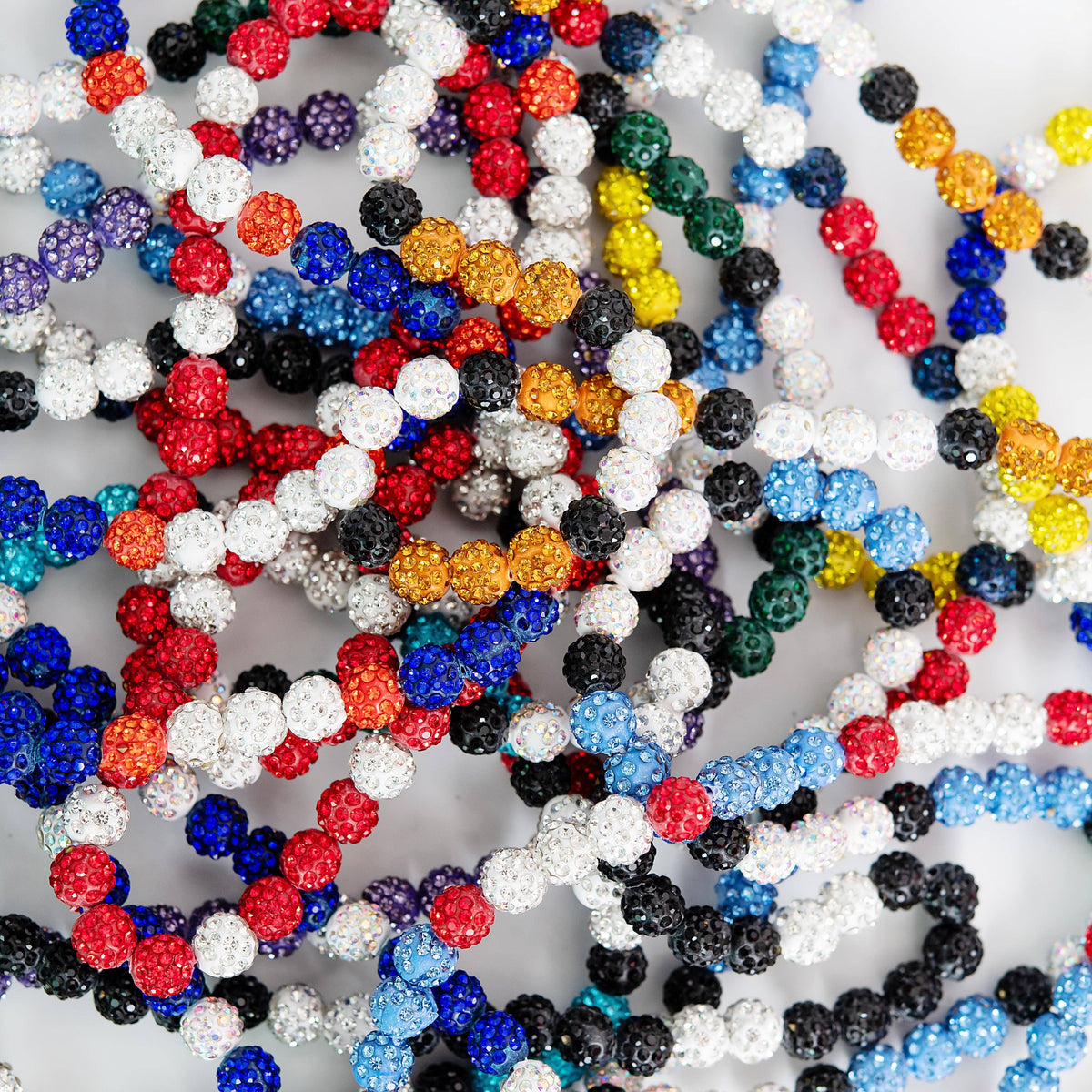 Bling Baseball Necklace: Black and White
