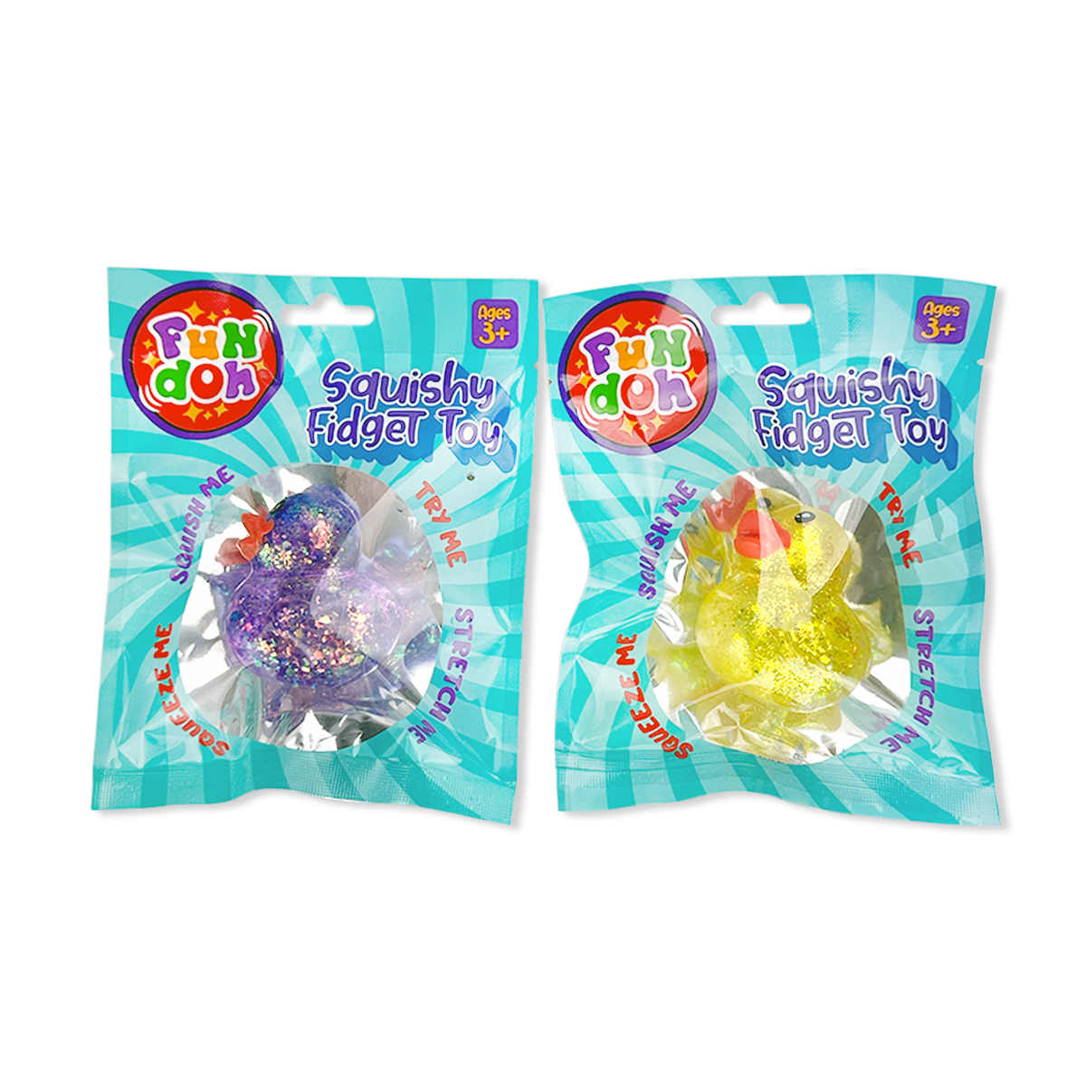 Fun Doh Squish and Squeeze Gummy Fidget Toy - 12/Display: Wholesale Price