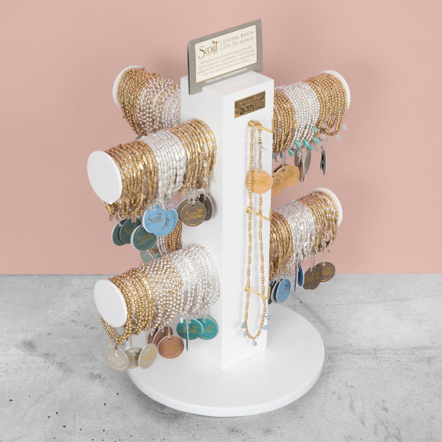 Necklace/Bracelet Spinning Display