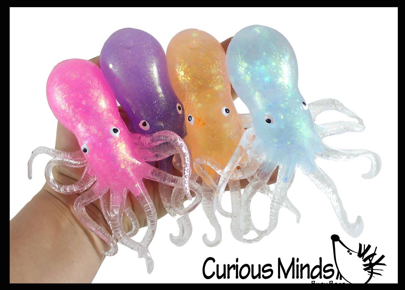 1 Gooey Gel Filled Octopus Fidget Stress Toy - Soft Squishy