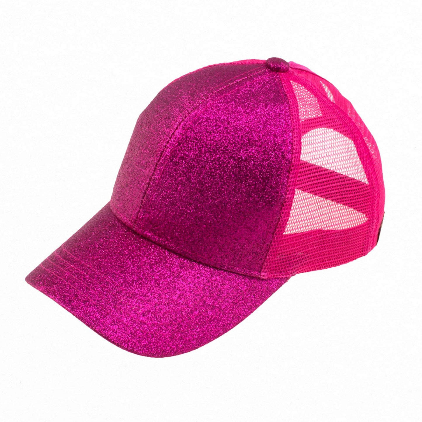 CC Kids Glitter Pony Caps ( KIDS BT-6 ): Light Blue / C.C KIDS ® Tag || Fits Size 1T - 4T || (Head Circumference 17" - 20”)