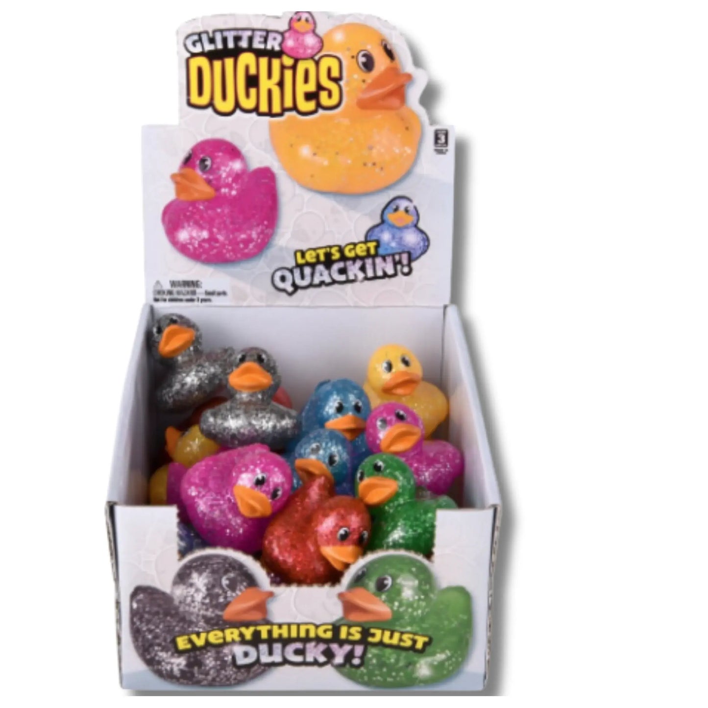 Mini Sparkle Ducks Fun Fidget Kids Toy- Assorted