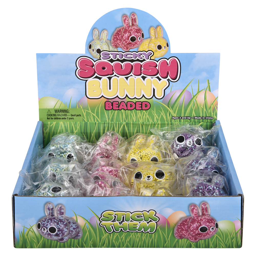 SQUEEZY BEAD BUNNY 2.5"