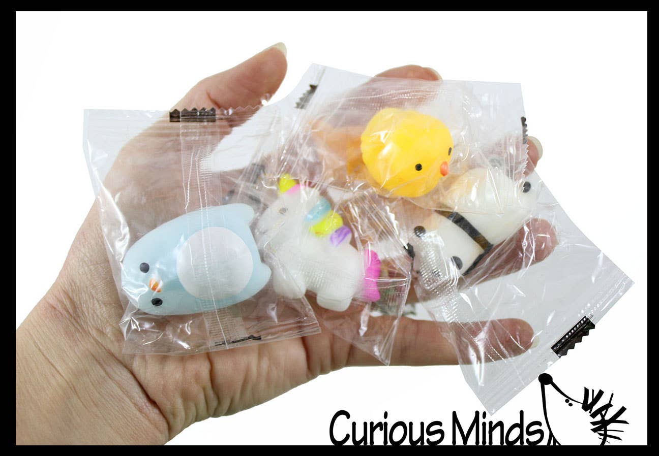 1 Cute Animal Mochi Squishy Animals - Kawaii -  Cute Individ