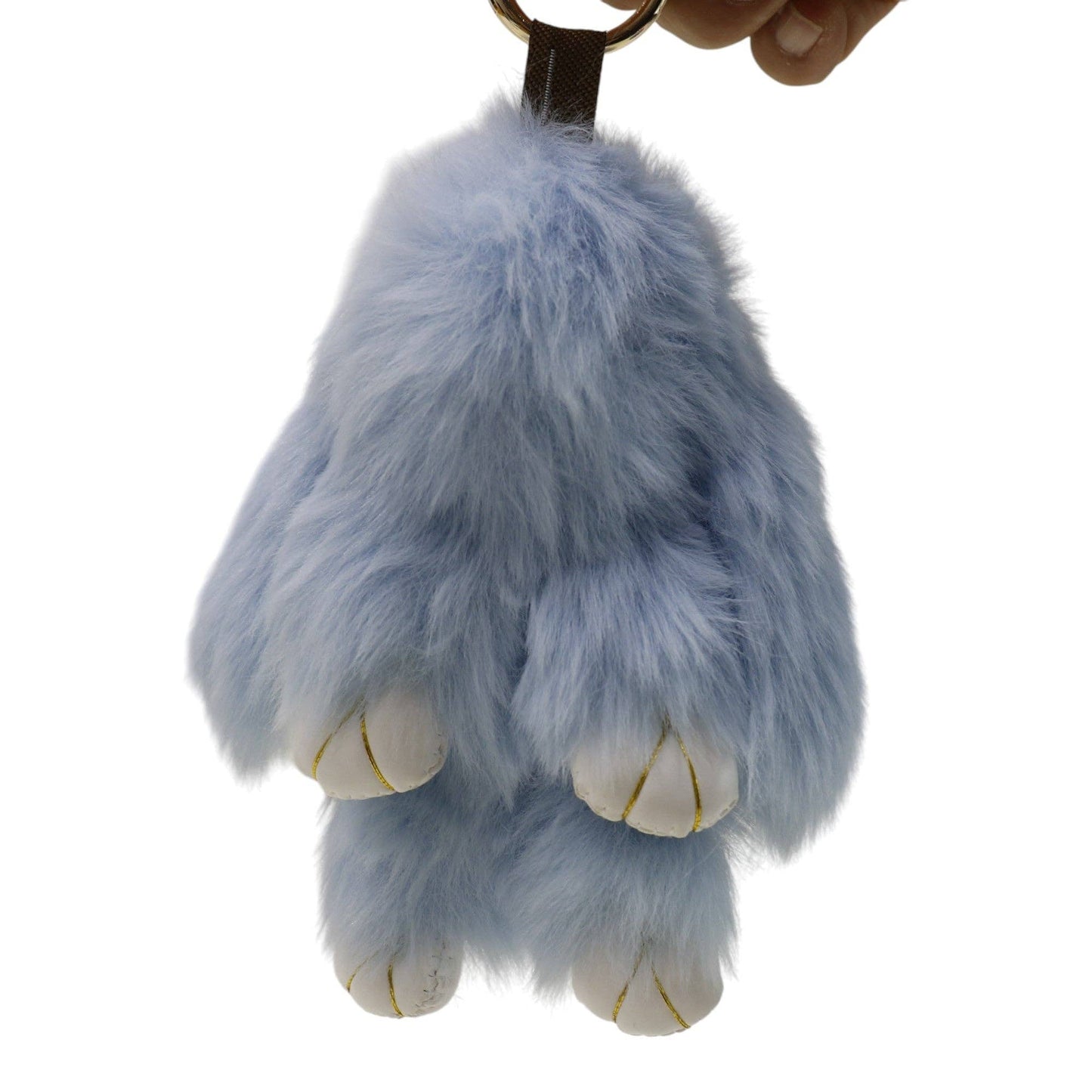 Cut Rabbit Pom Pom Key Chain KC0225-5. (3PC): PEACH