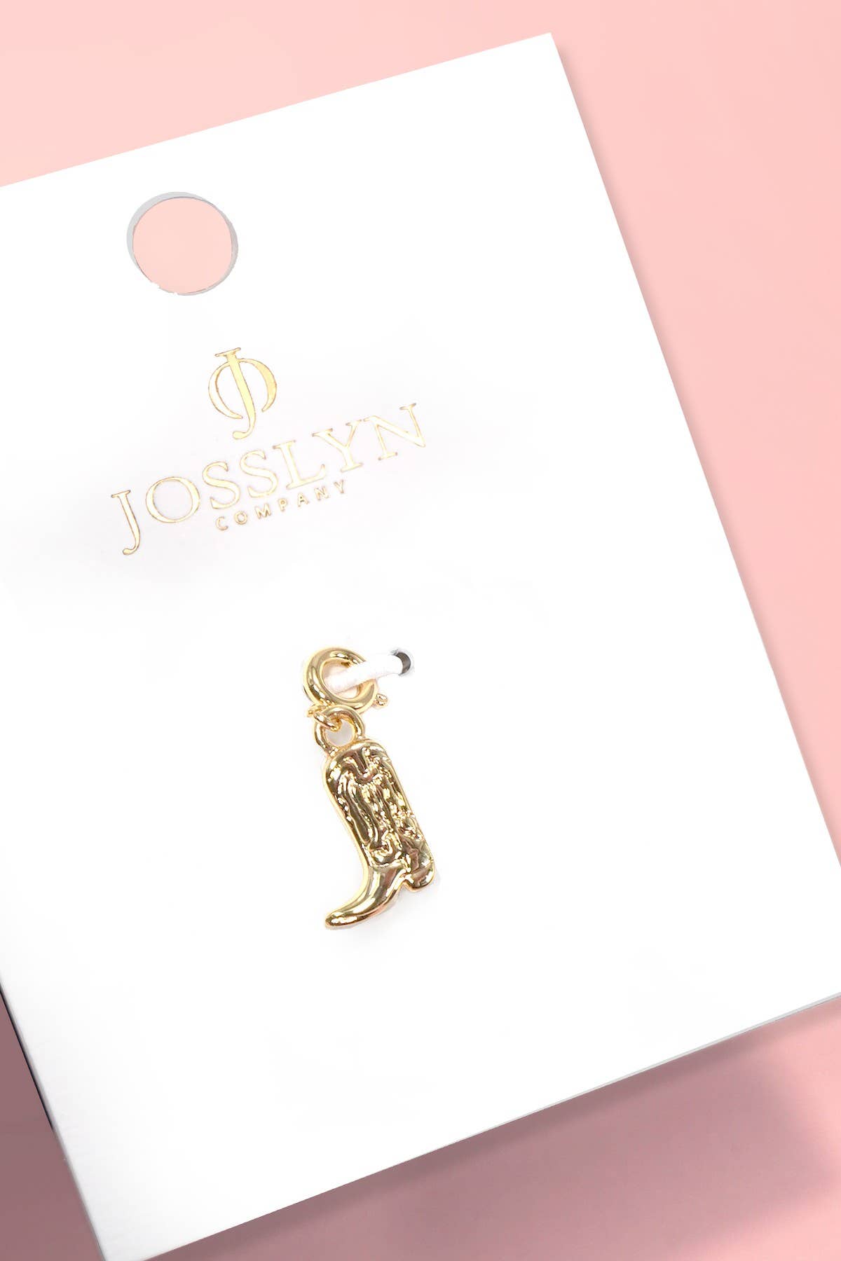 CHARM-18K REAL GOLD DIPPED WITH SPRING RING CLASP | 80CM1100: BOW1